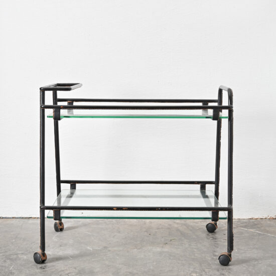 Jacques Adnet bar cart 10