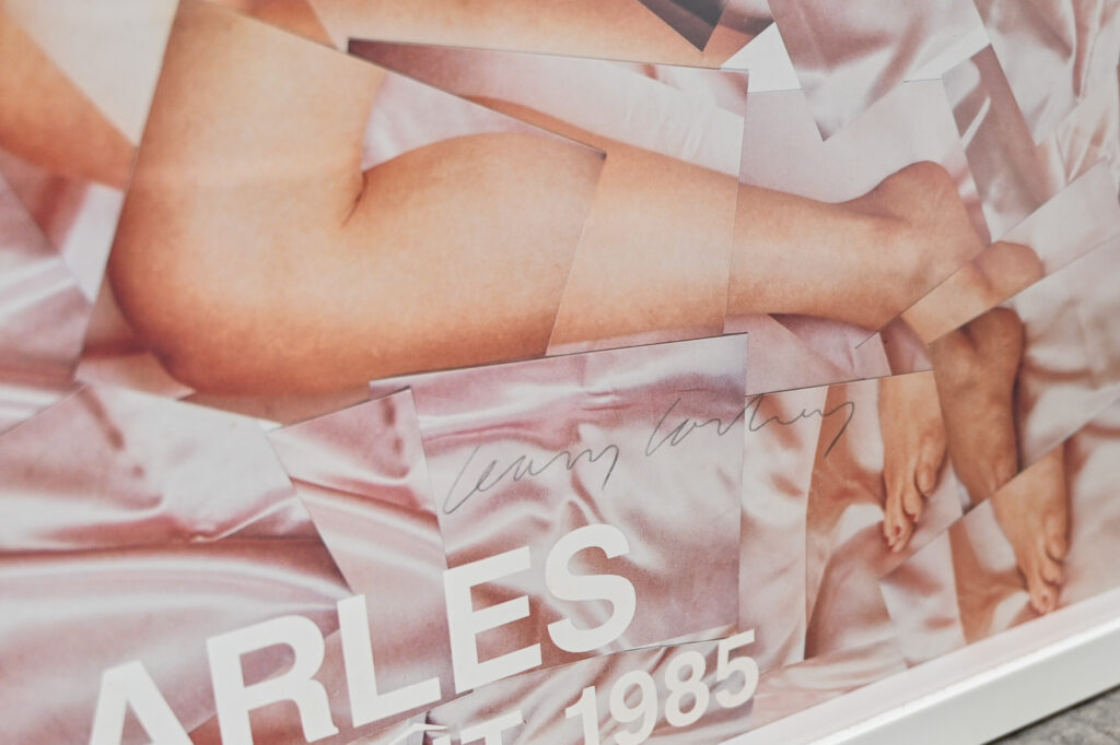 Signed David Hockney RIP Arles poster