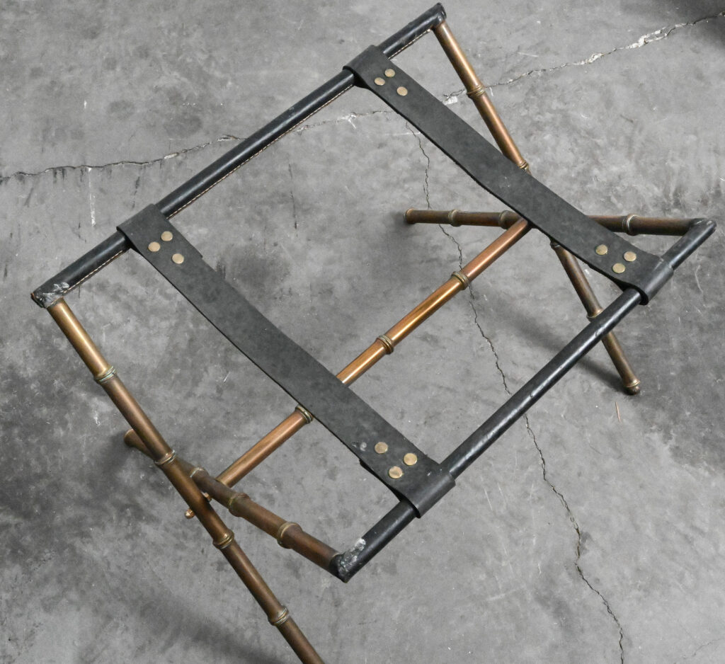Jacques Adnet luggage rack 1