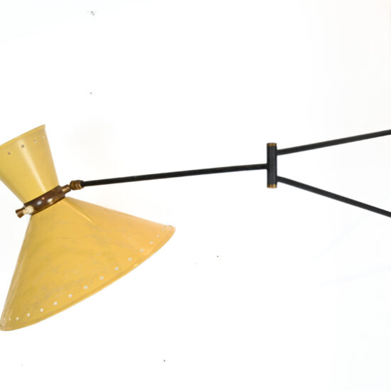 Maison Lunel Articulated Wall Lamp, France, 1950s 04