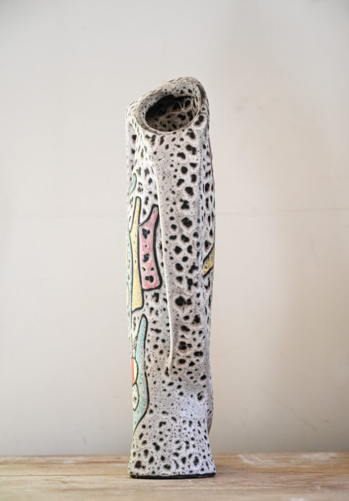 Marius Bessone Sculptural Vase – Vallauris, c.1950s 3