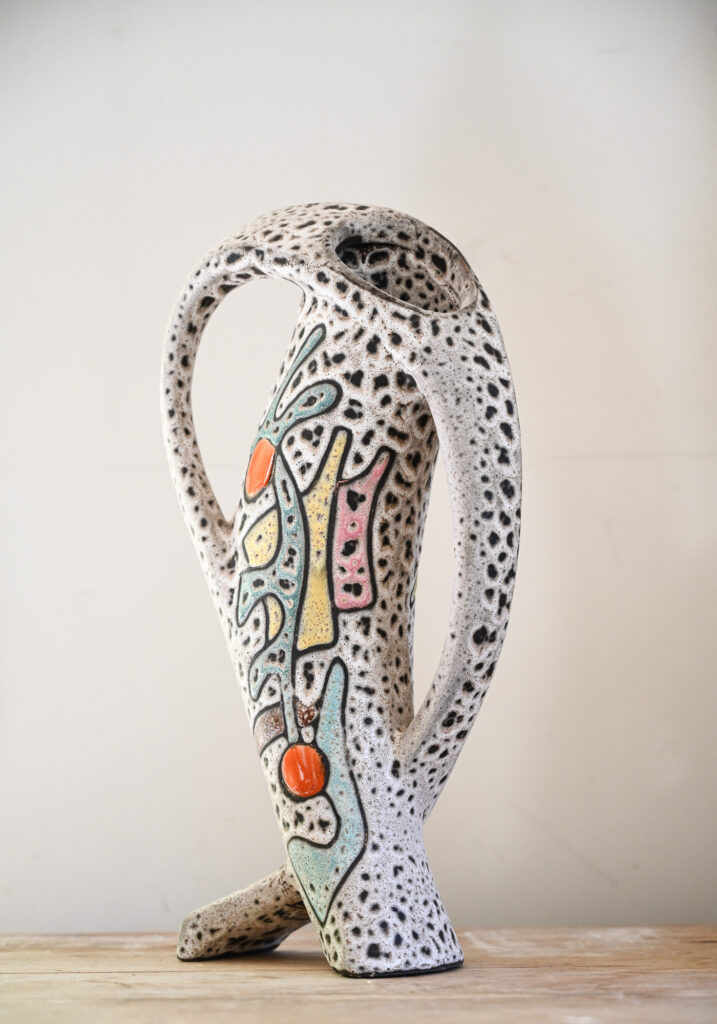 Marius Bessone Sculptural Vase – Vallauris, c.1950s 4