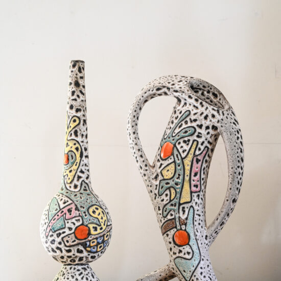 Marius Bessone Sculptural Vase &ndash; Vallauris, c.1950s 9