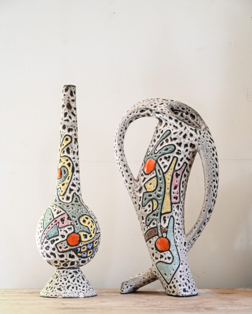 Marius Bessone Sculptural Vase – Vallauris, c.1950s 9