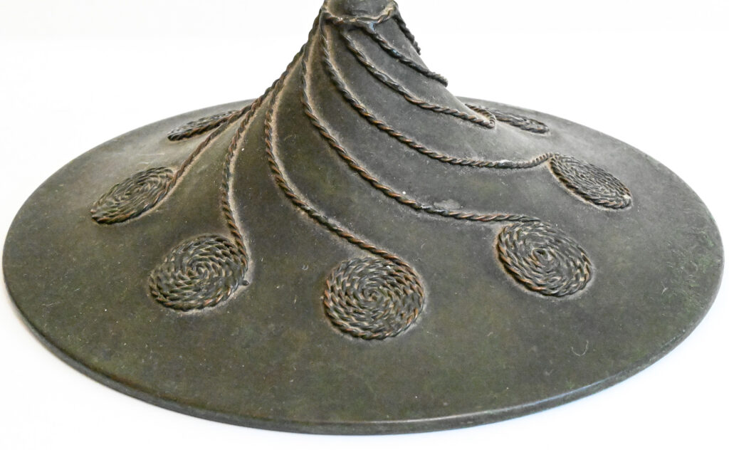 Pair of Rivière Studios Arts & Crafts Copper Candlesticks with Twisted Stems, USA 07 Pair of Rivière Studios Arts & Crafts Copper Candlesticks with Twisted Stems, USA 07