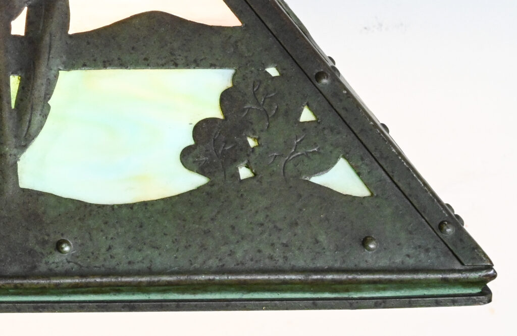 Pittsburgh Scenic Slag Glass Table Lamp 21 Pittsburgh Scenic Slag Glass Table Lamp 21