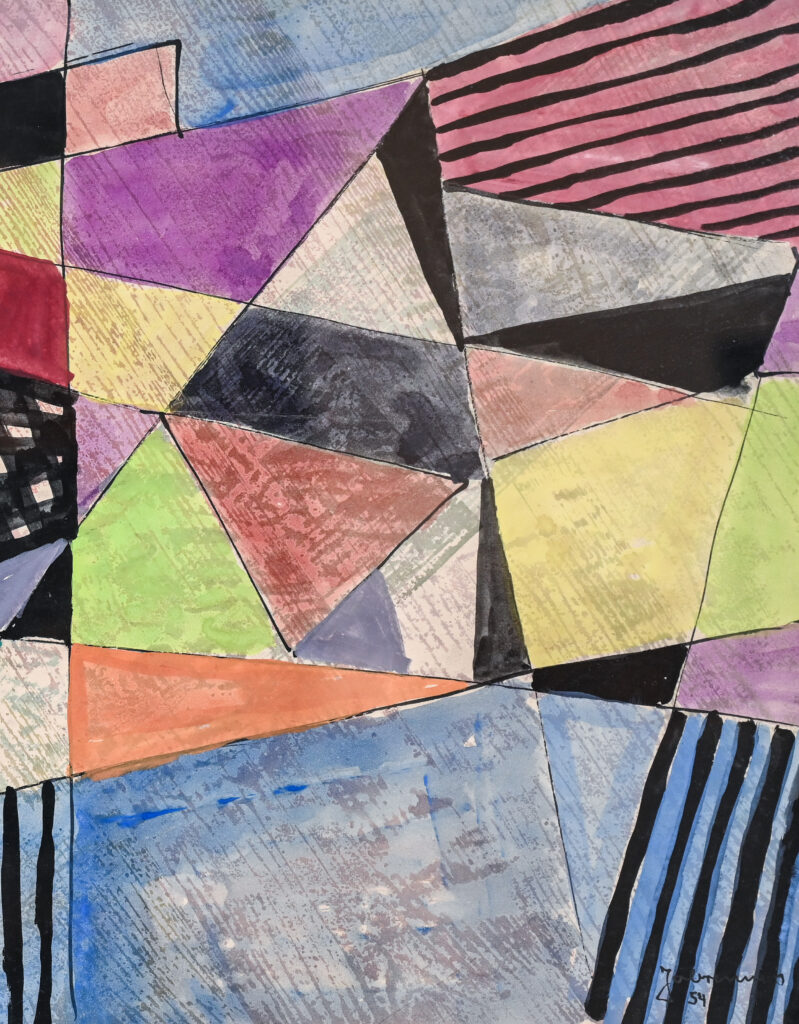 Gouache abstract 1 by Jo Brenneis 4