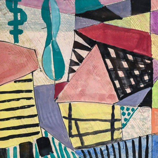 Gouache abstract 1 by Jo Brenneis 5
