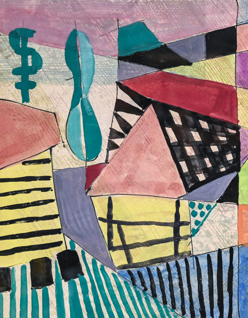 Gouache abstract 1 by Jo Brenneis 5