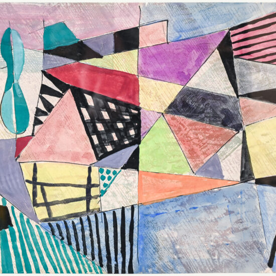 Gouache abstract 1 by Jo Brenneis 6