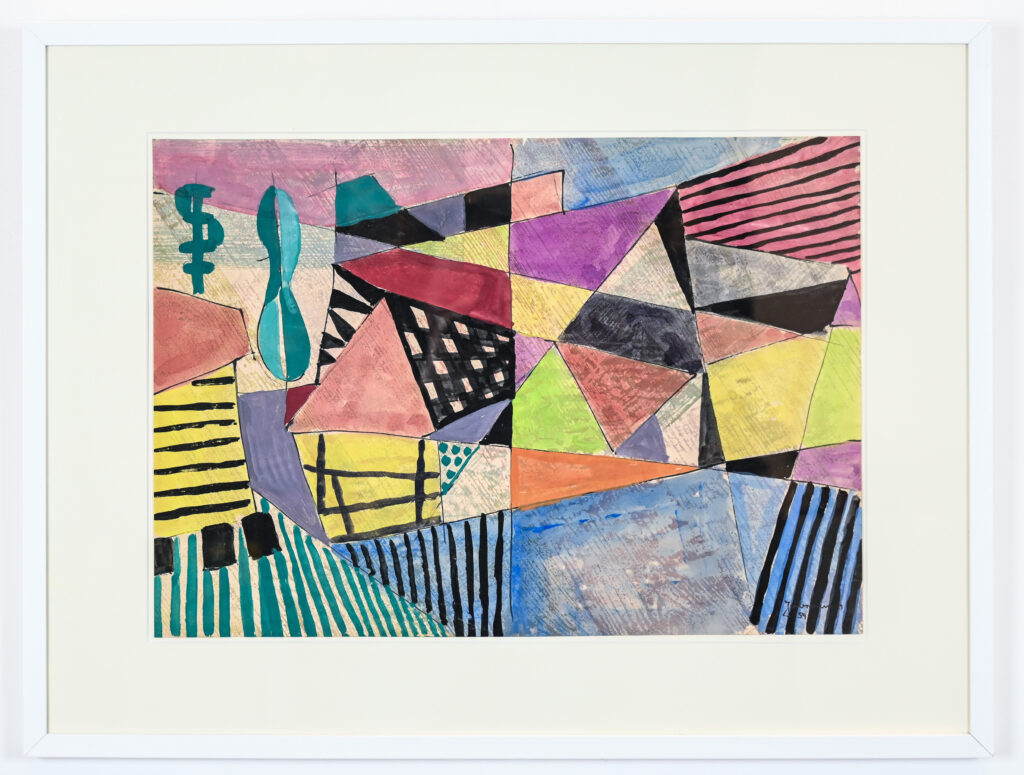 Gouache abstract 1 by Jo Brenneis 7