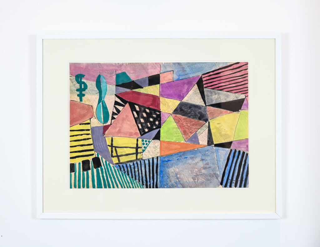 Gouache abstract 1 by Jo Brenneis 8