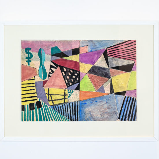 Gouache abstract 1 by Jo Brenneis 8