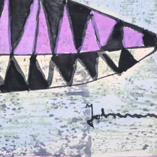 Gouache abstract 2 by Jo Brenneis 04