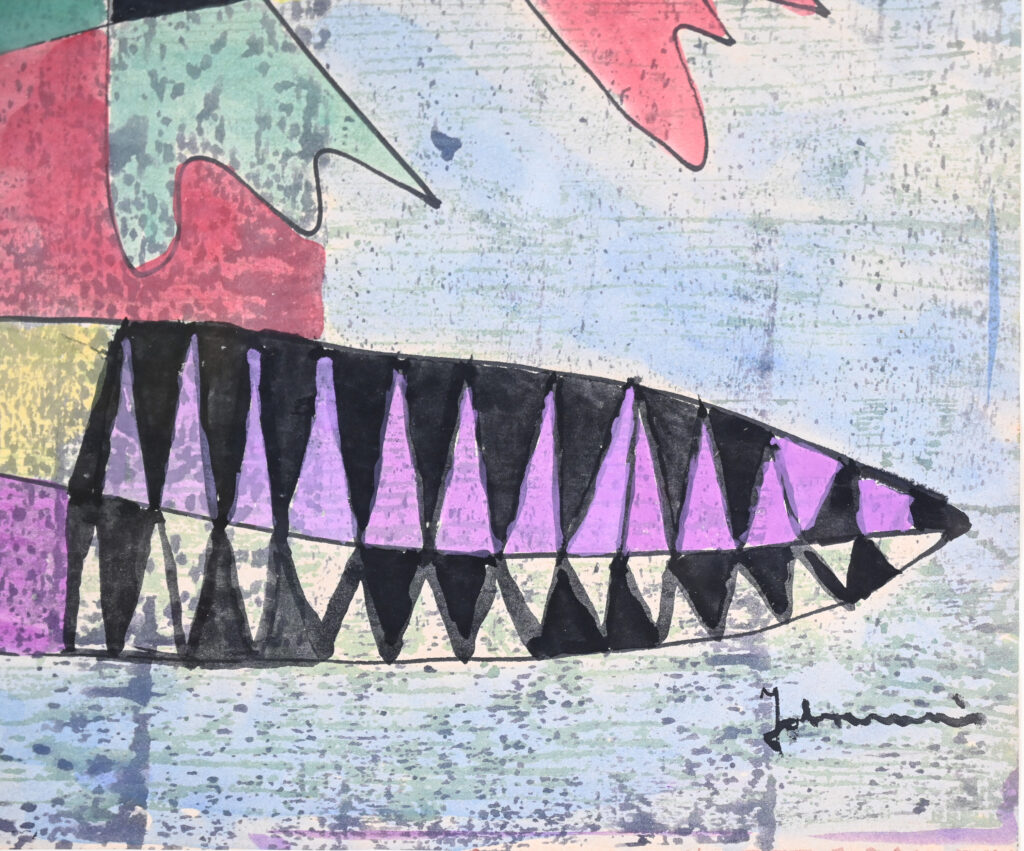 Gouache abstract 2 by Jo Brenneis 05