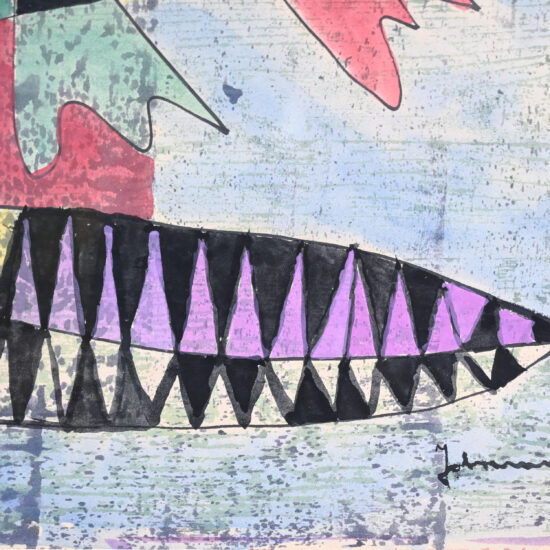 Gouache abstract 2 by Jo Brenneis 05