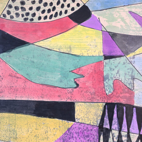 Gouache abstract 2 by Jo Brenneis 06