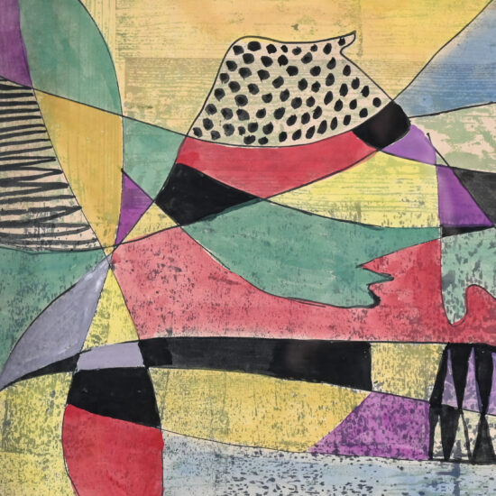 Gouache abstract 2 by Jo Brenneis 07