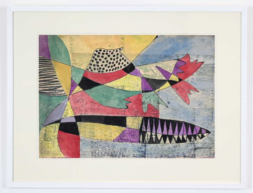 Gouache abstract 2 by Jo Brenneis 08