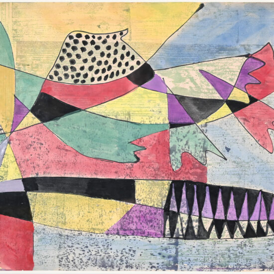 Gouache abstract 2 by Jo Brenneis 09