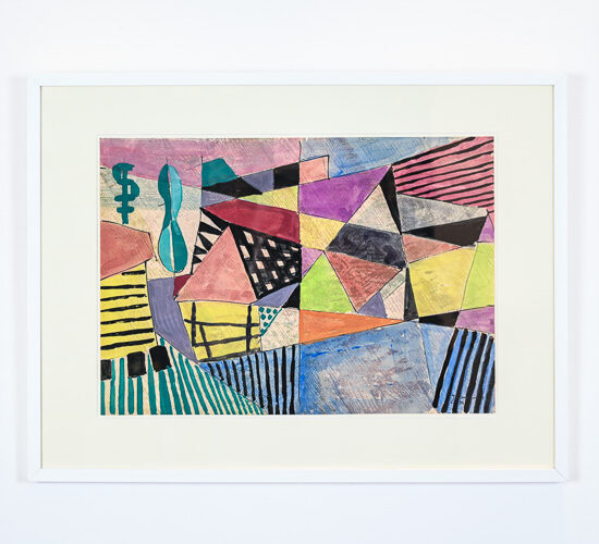 Jo Brenneis (German, 1910–1994)Gouache on paperOhne Titel, 1954