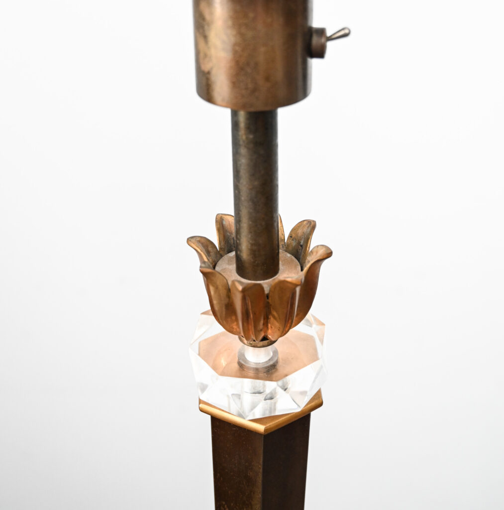 Jules Leleu floor lamp by Asselbur from Villa Medy Roc, Cap d'Antibes 10