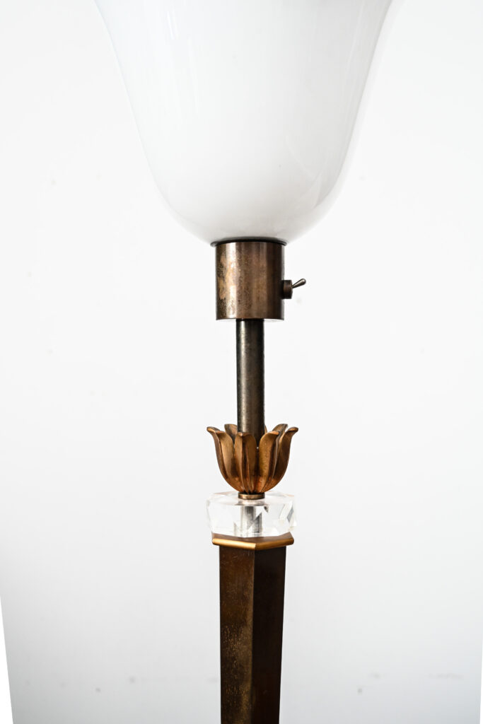 Jules Leleu floor lamp by Asselbur from Villa Medy Roc, Cap d'Antibes 11