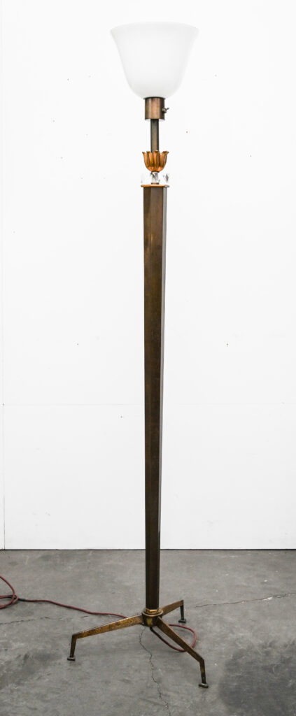 Jules Leleu floor lamp by Asselbur from Villa Medy Roc, Cap d'Antibes 13