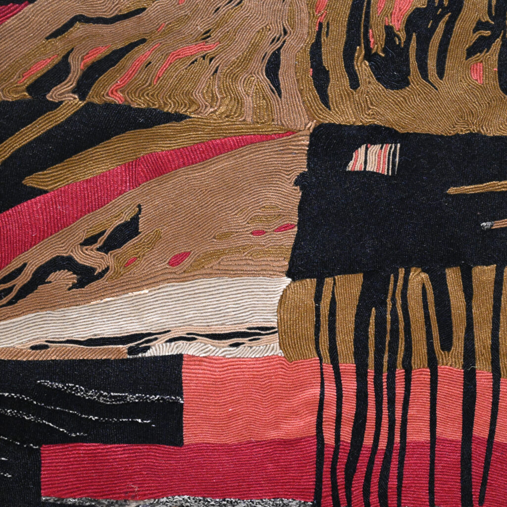 Rayon Ecarlate abstract tapestry by Maurice André 11