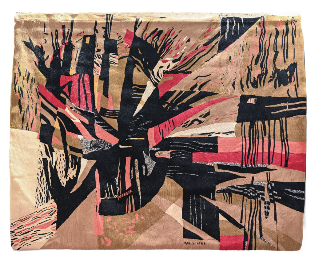 Rayon Ecarlate abstract tapestry by Maurice André 13