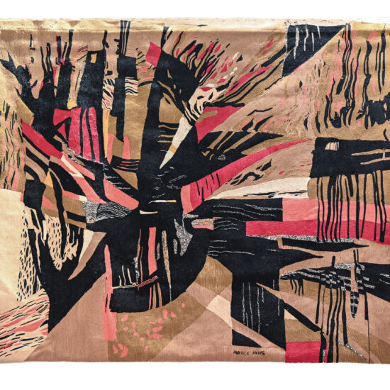 Rayon Ecarlate abstract tapestry by Maurice André 13