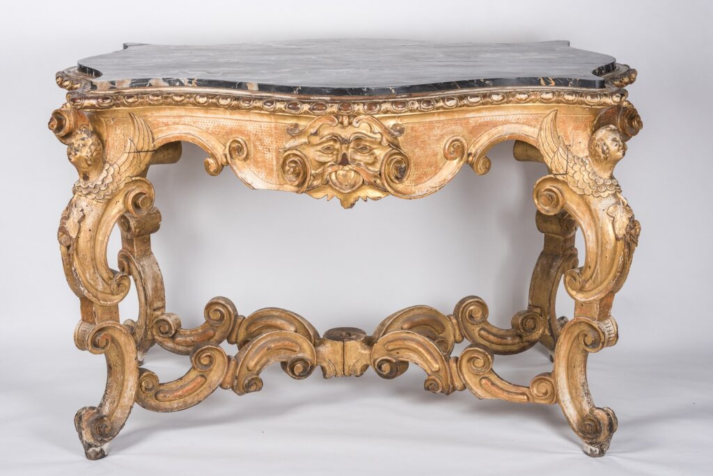 Baroque style Italian hall table-1