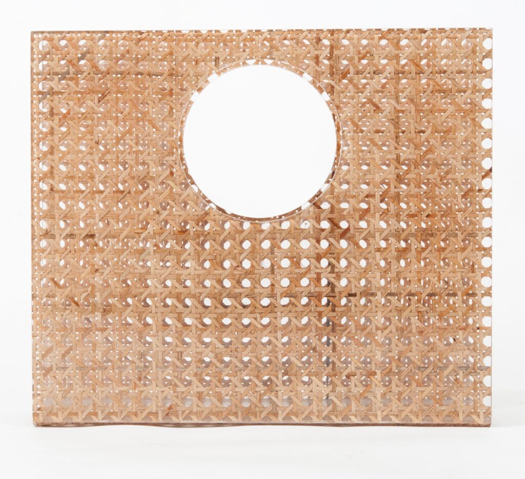 Christian Dior home lucite and cane magazine holder-10