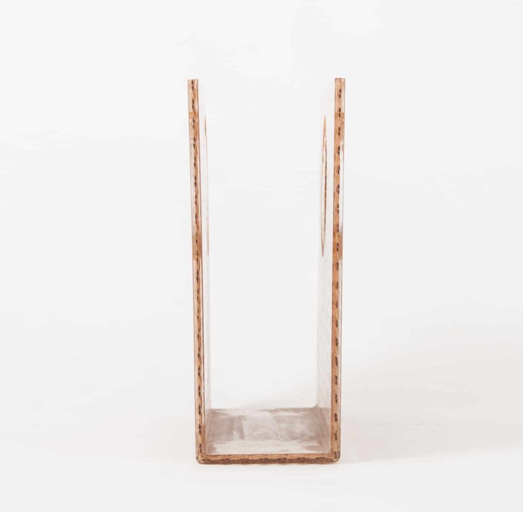 Christian Dior home lucite and cane magazine holder-6