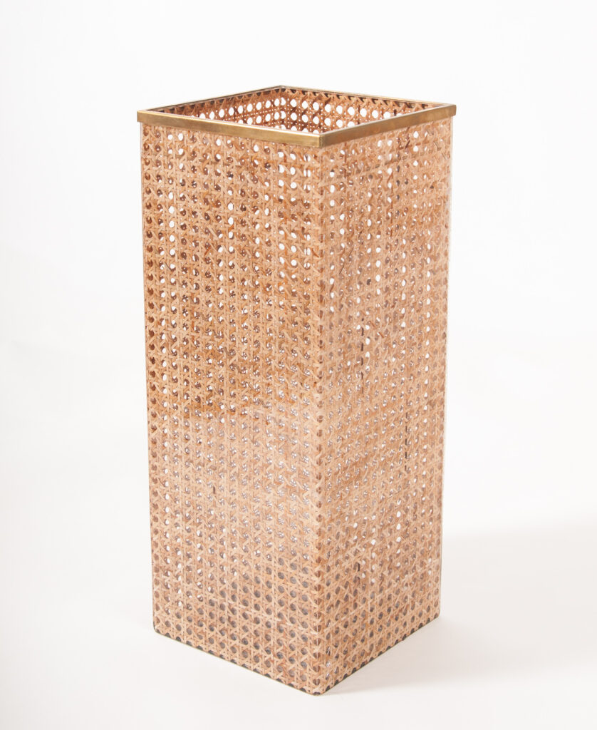 Christian Dior home lucite and cane umbrella holder-2