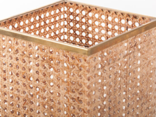 Christian Dior home lucite and cane umbrella holder-3