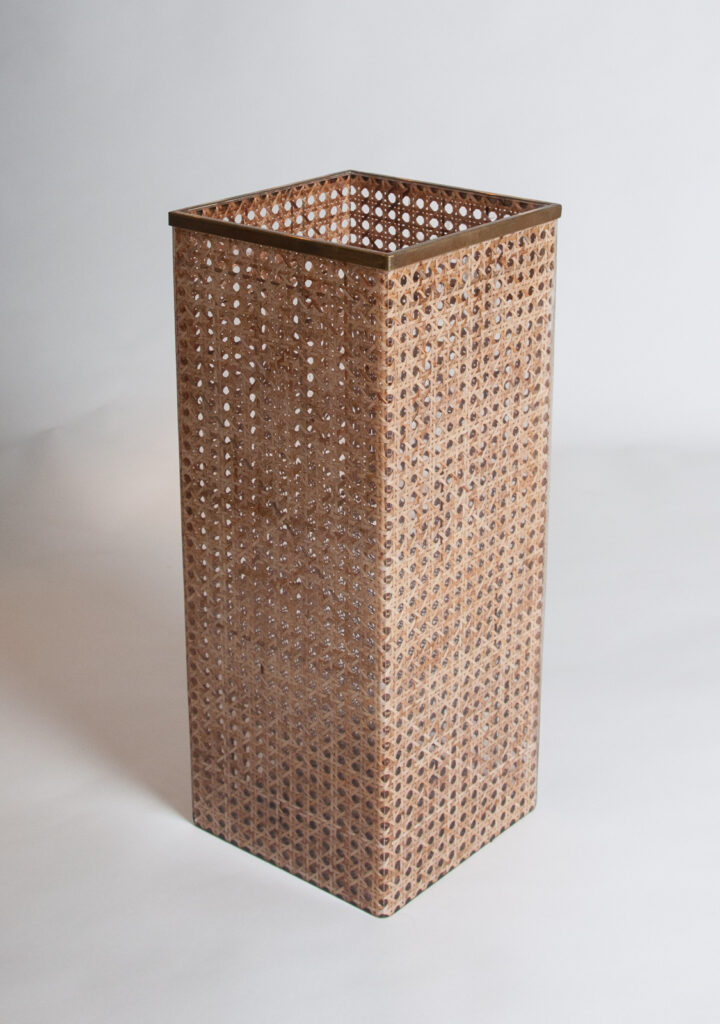 Christian Dior home lucite and cane umbrella holder-5