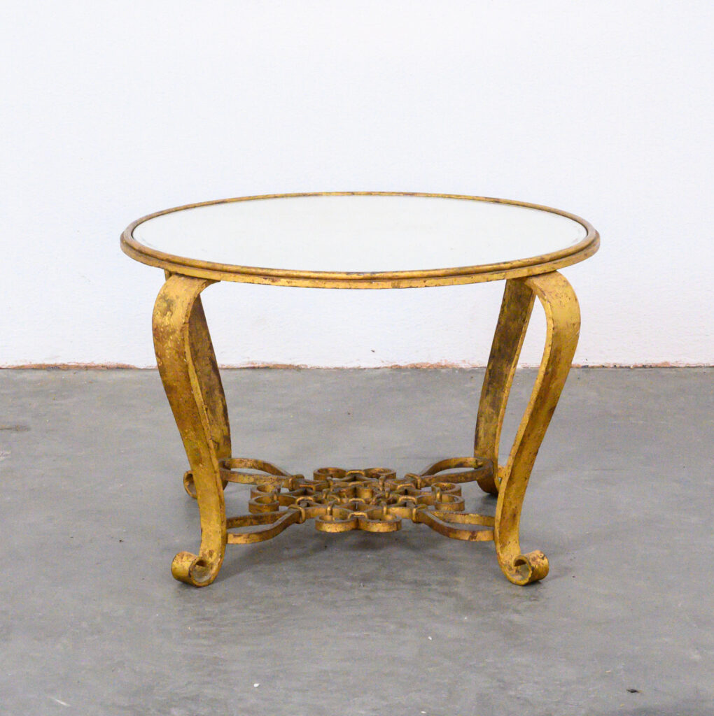 Gilded-wrought-iron-circular-low-table1