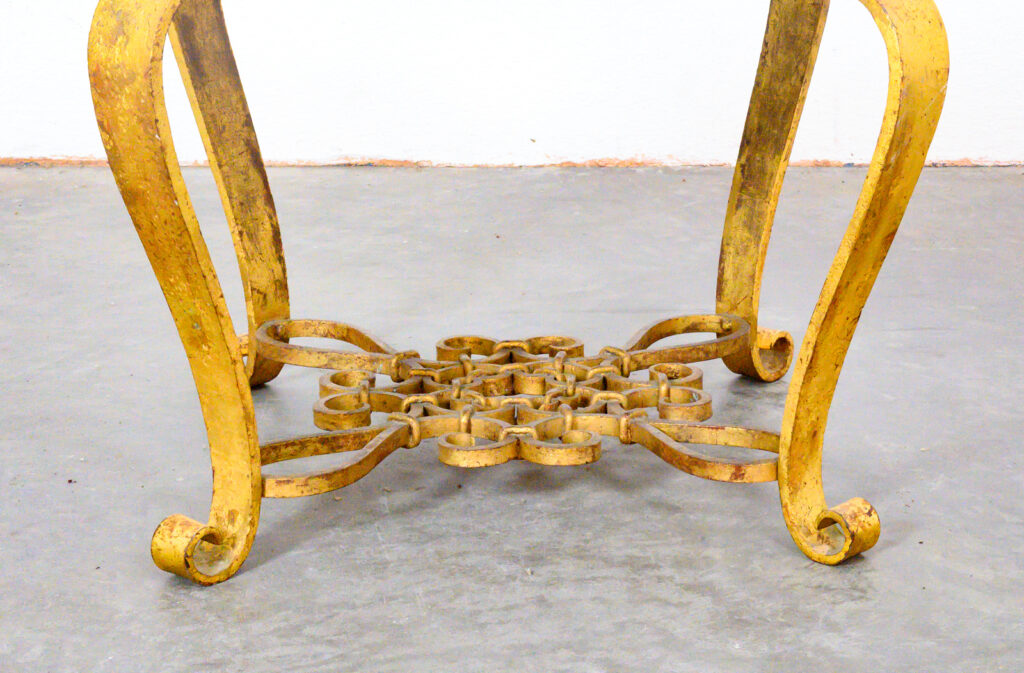 Gilded-wrought-iron-circular-low-table2