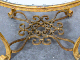 Gilded-wrought-iron-circular-low-table7