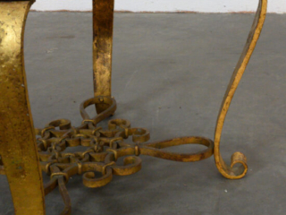 Gilded-wrought-iron-circular-low-table8