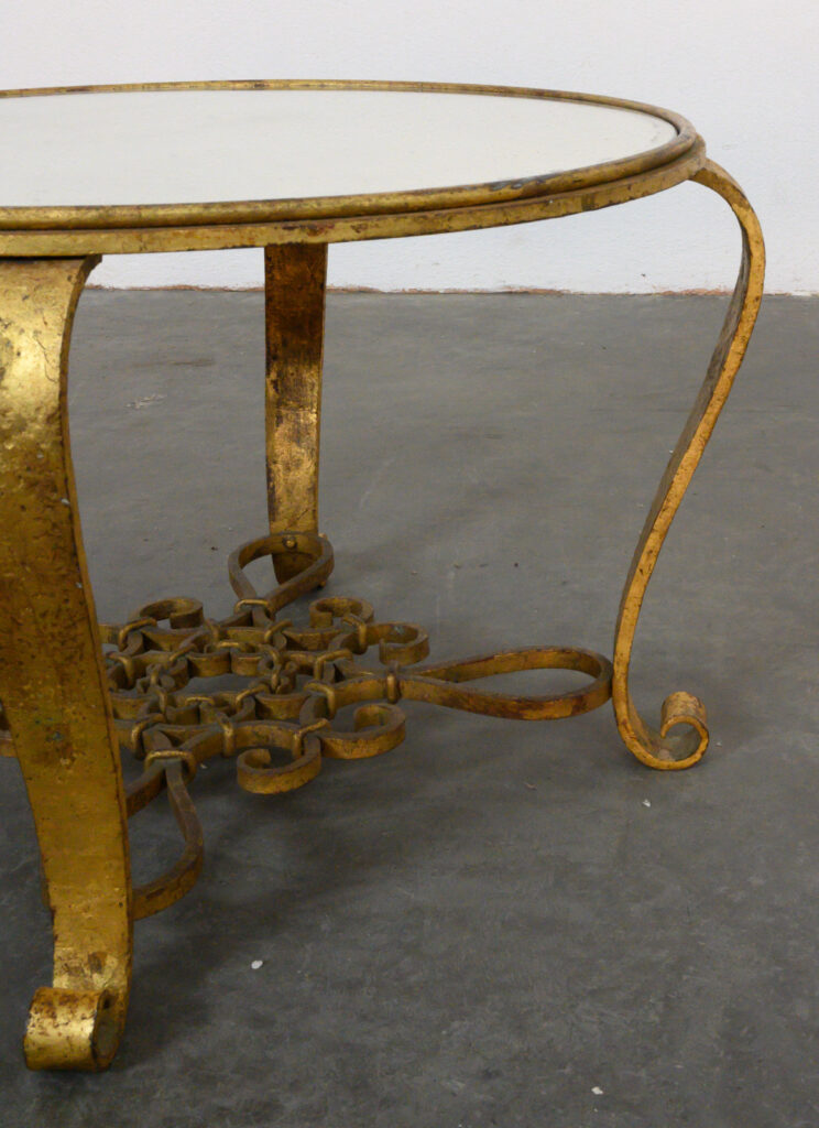 Gilded-wrought-iron-circular-low-table8