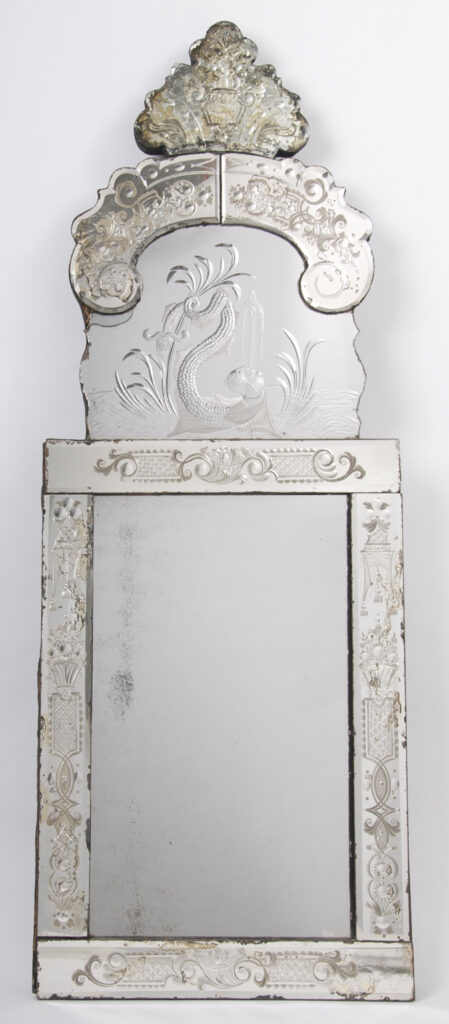 Italian cut glass mirror - 1.jpg