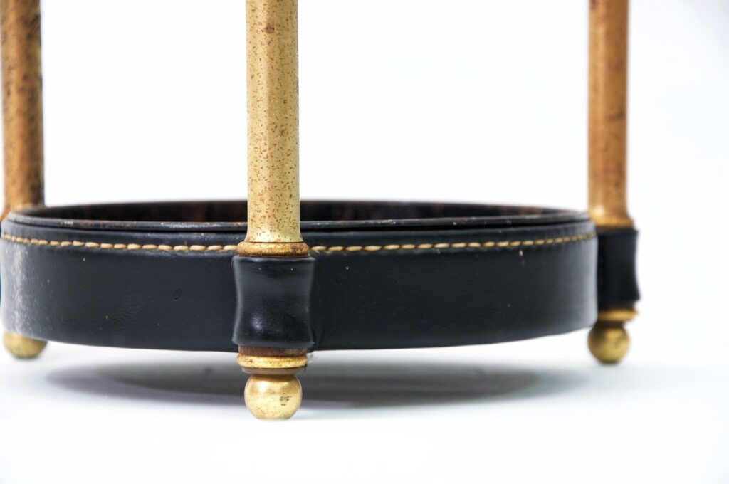 Jaques Adnet umbrella stand 1 Jaques Adnet umbrella stand 1