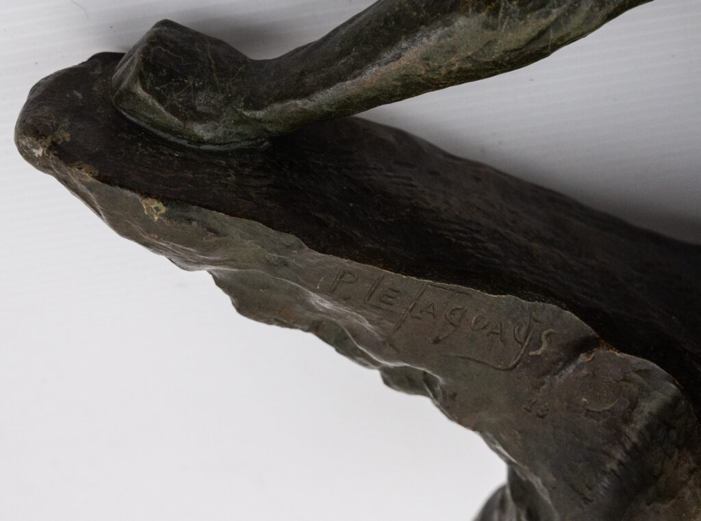 Le-Penseur-patinated-bronze-figure-by-Pierre-Le-Faguays11