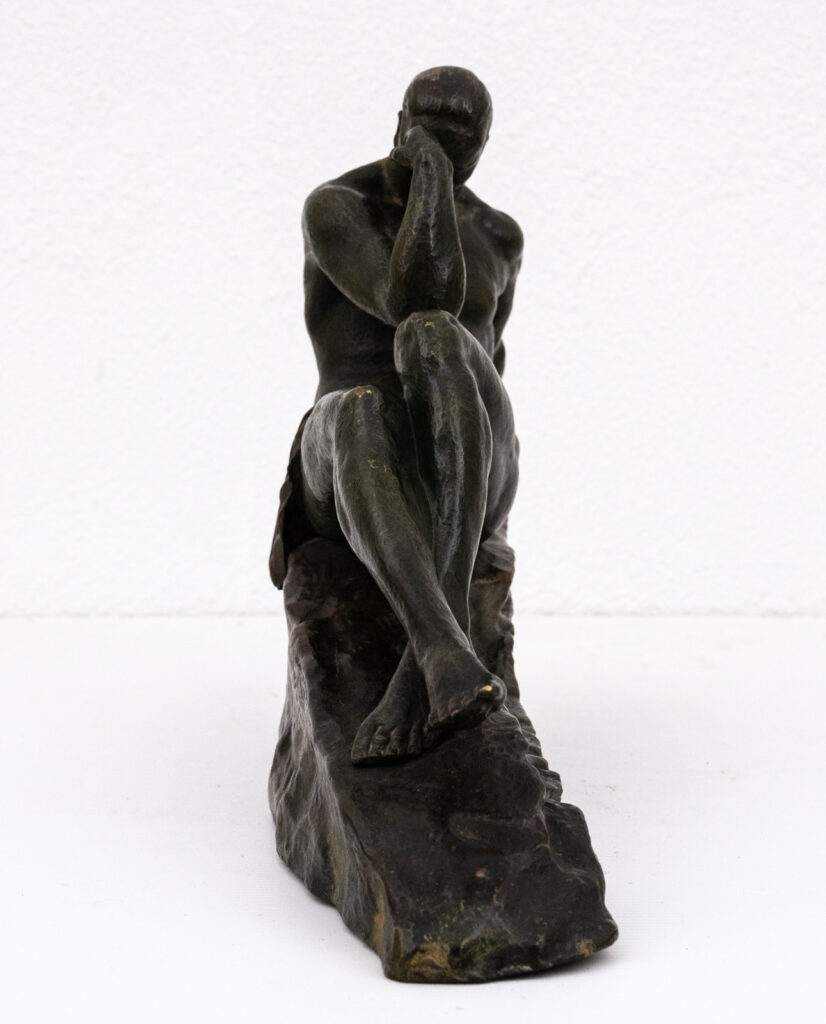 Le-Penseur-patinated-bronze-figure-by-Pierre-Le-Faguays4