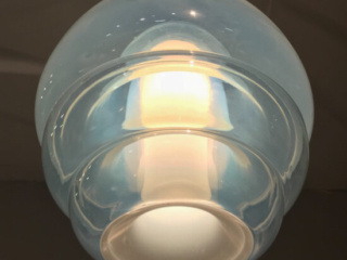 Murano chandelier hanging pendant for Mazzega by Carlo Nason-2