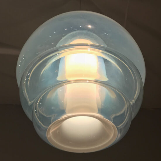 Murano chandelier hanging pendant for Mazzega by Carlo Nason-2