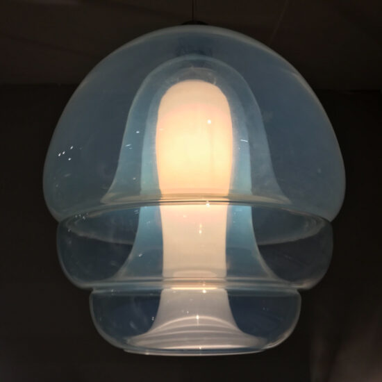 Murano chandelier hanging pendant for Mazzega by Carlo Nason-4