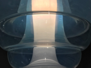 Murano chandelier hanging pendant for Mazzega by Carlo Nason-5